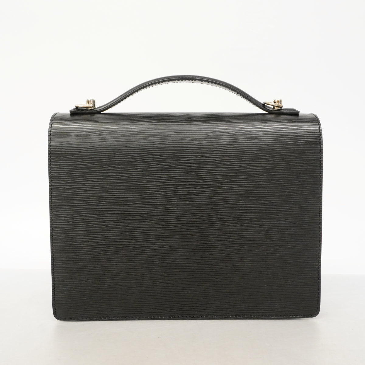 【6ga0017】ルイヴィトン ハンドバッグ エピ モンソー 28 M52792 ノワール 2wayバッグ【中古】レディース