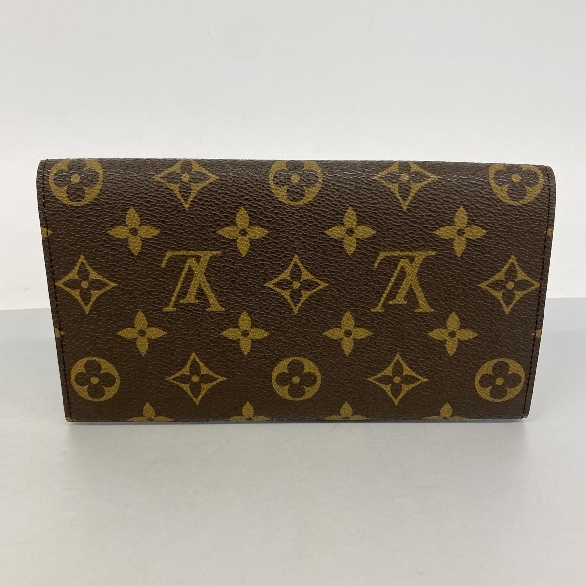 【6ga0331】ルイヴィトン 長財布 モノグラム ポルトモネクレディ M61725 ブラウン【中古】レディース