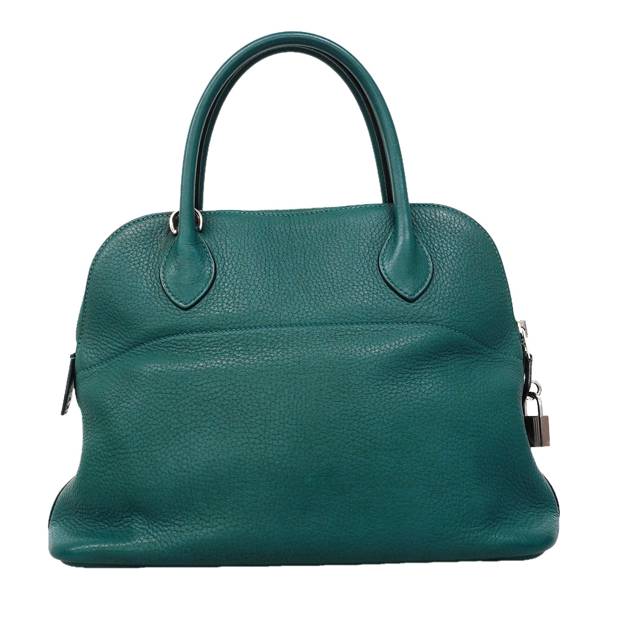 【6ga0377】エルメス ハンドバッグ ボリード31 トリヨンクレマンス コルヴェール シルバー金具 T刻印 2wayバッグ【中古】レディース