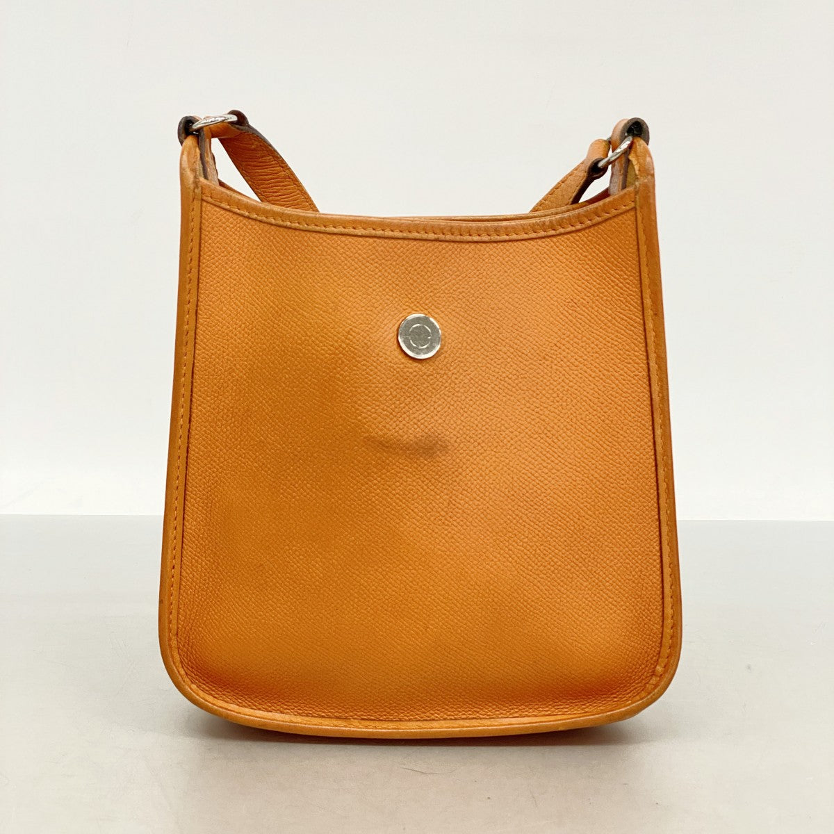 【6ga0522】エルメス ショルダーバッグ ヴェスパTPM ヴォーエプソン オレンジ シルバー金具 □H刻印【中古】レディース