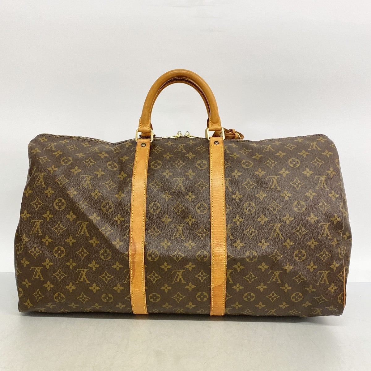 【6ga0624】ルイヴィトン ボストンバッグ モノグラム キーポル55 M41424 ブラウン【中古】メンズ レディース ユニセックス