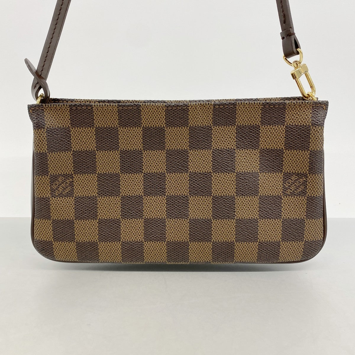 【6gc2586】ルイヴィトン ポーチ ダミエ ナヴォナ N51983 エベヌ【中古】レディース