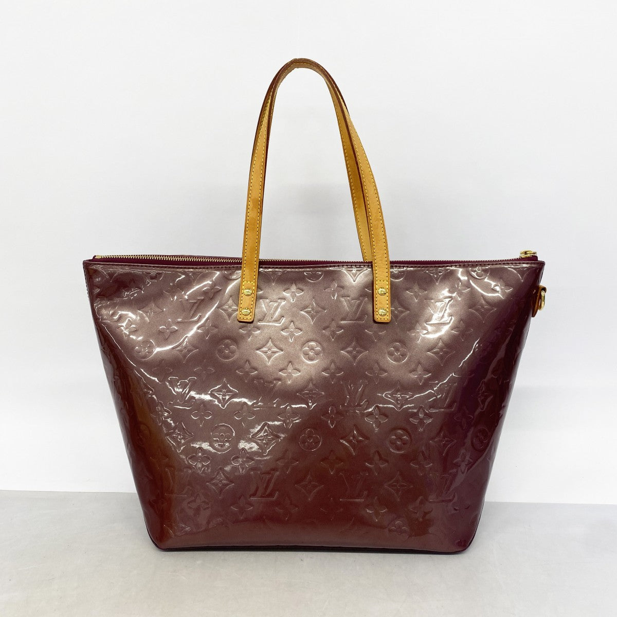 【6gc2663】ルイヴィトン トートバッグ ヴェルニ ペルヴューGM M93588 ヴィオレット【中古】レディース