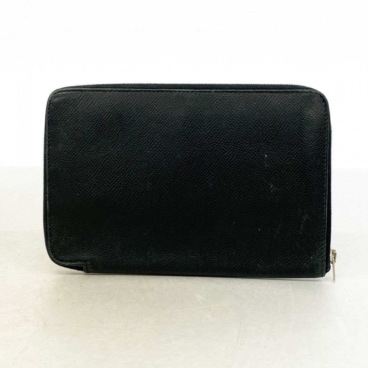 【6gc2680】エルメス 長財布 アザップコンバイン ヴォーエプソン ブラック シルバー金具 □K刻印【中古】メンズ レディース ユニセックス