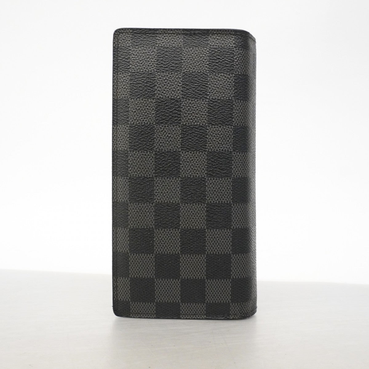 【6gc2855-k】ルイヴィトン 長財布 ダミエ・グラフィット ポルトフォイユブラザ N62665 ブラック【中古】メンズ