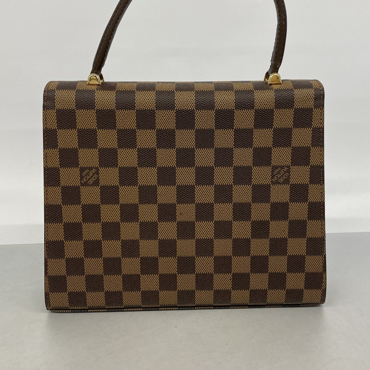 【6gc2979】ルイヴィトン ハンドバッグ ダミエ 100周年記念 マルゼルブ N51379 エベヌ【中古】レディース