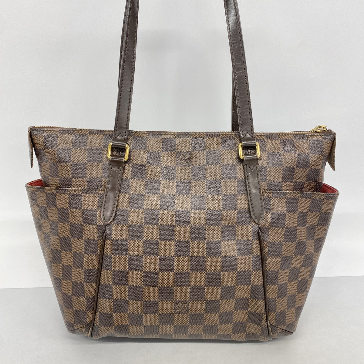 【6gc3060】ルイヴィトン トートバッグ ダミエ トータリーPM N41282 エベヌ【中古】レディース