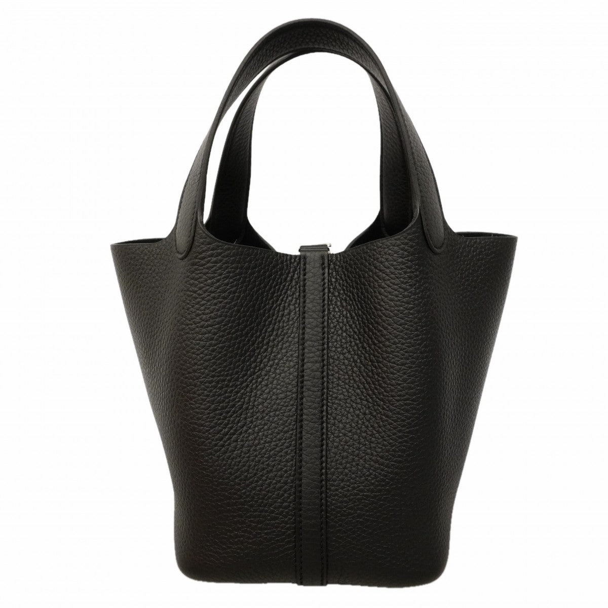 【6gc3631】エルメス ハンドバッグ ピコタンロックPM トリヨンクレマンス ブラック シルバー金具 K刻印【中古】レディース
