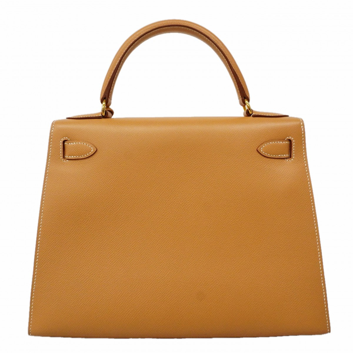 【6gc3632】エルメス ハンドバッグ ケリー28 クシュベル ナチュラルサブレ ゴールド金具 □C刻印 2wayバッグ【中古】レディース