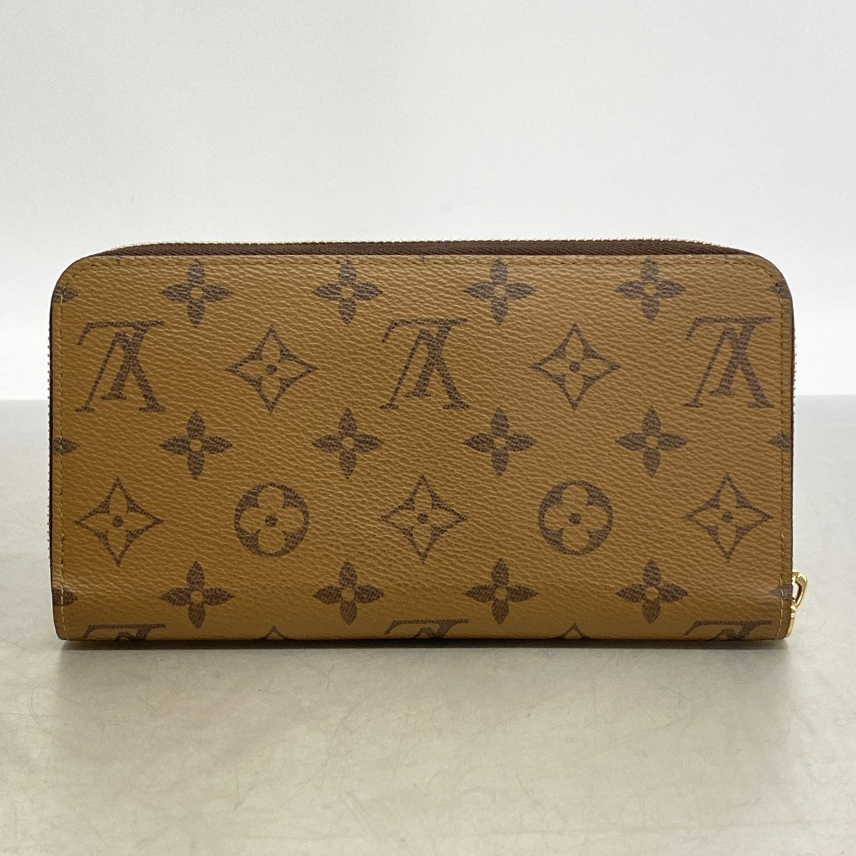 【6gc3675-k】ルイヴィトン 長財布 モノグラム・リバース ジッピーウォレット M82444 ブラウン【中古】レディース