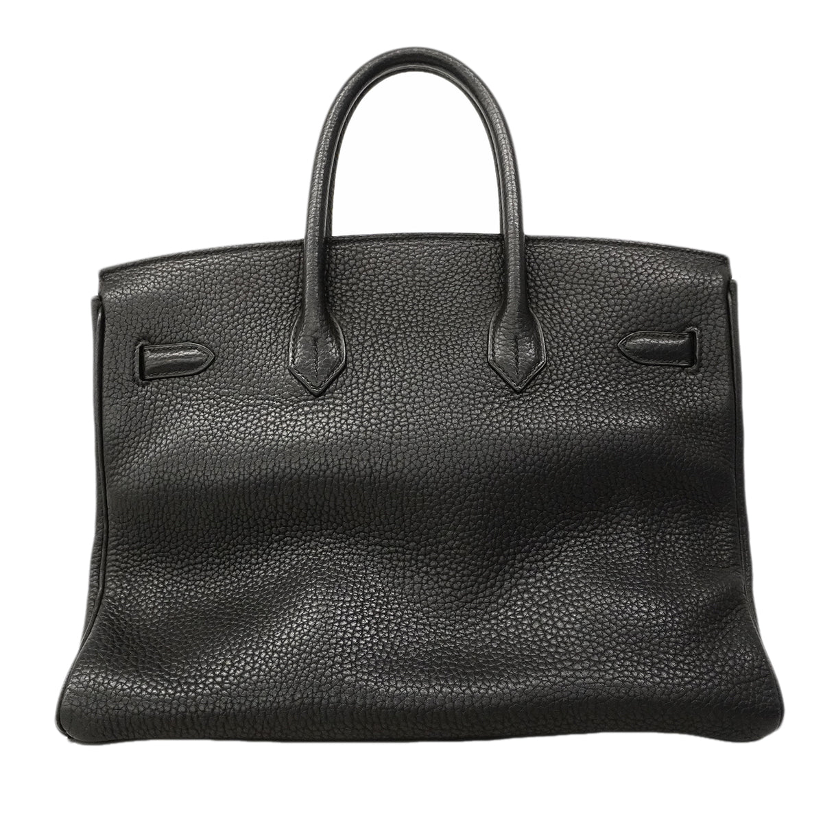 【6gd3807】エルメス ハンドバッグ バーキン35 アルデンヌ ブラック ゴールド金具 □E刻印【中古】レディース