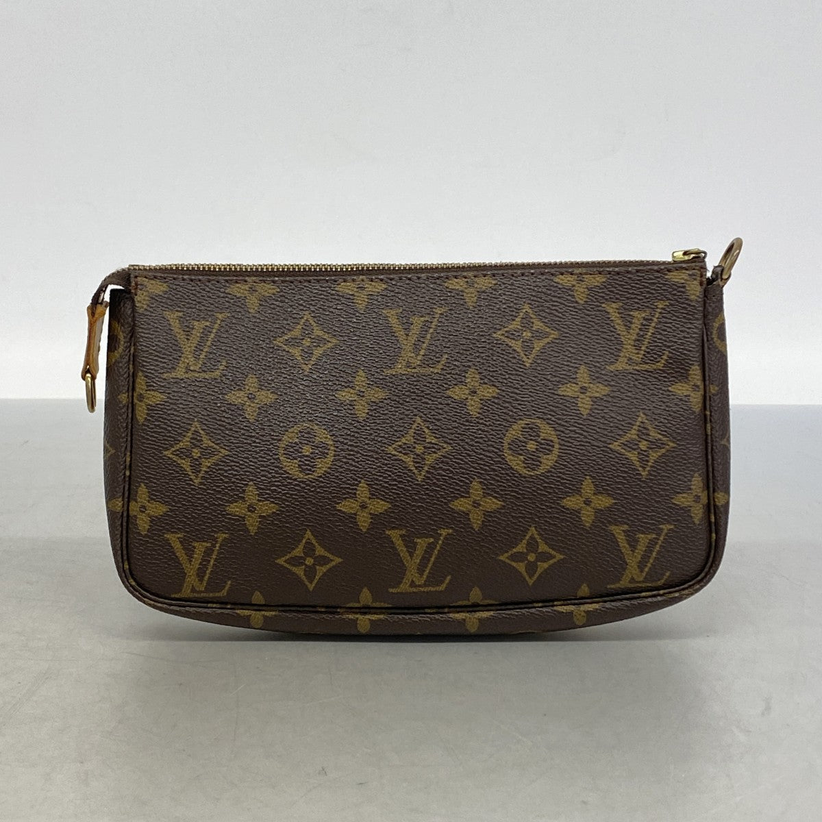 【6gd3833】ルイヴィトン ポーチ モノグラム ポシェット・アクセソワール M40712 ブラウン【中古】レディース