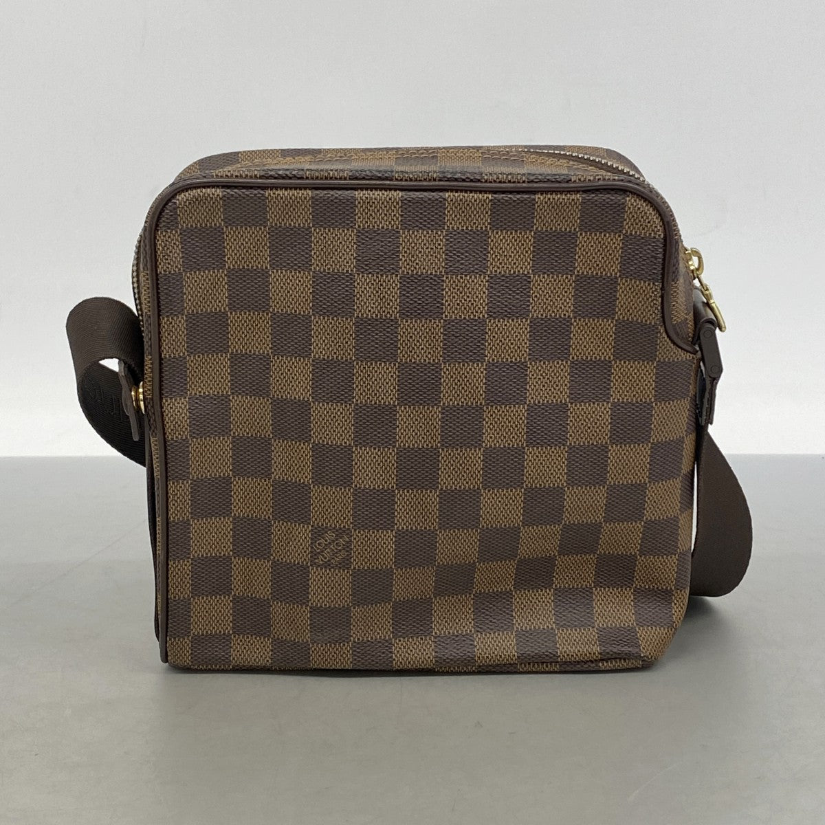 【6gd3879】ルイヴィトン ショルダーバッグ ダミエ オラフPM N41442 エベヌ【中古】レディース