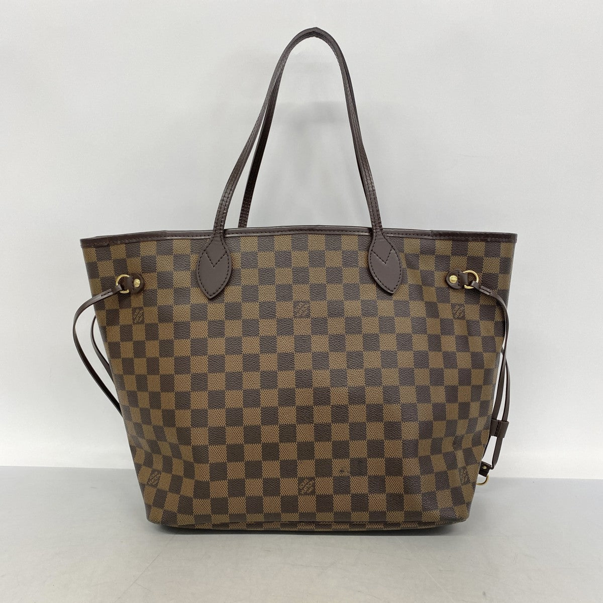 【6gd3881】ルイヴィトン トートバッグ ダミエ ネヴァーフルMM N51105 エベヌ【中古】レディース