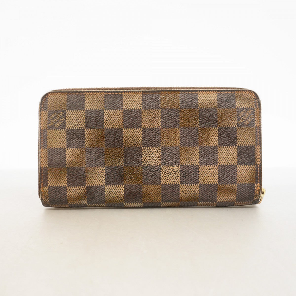 【6gd3893】ルイヴィトン 長財布 ダミエ ジッピーウォレット N60015 エベヌ【中古】メンズ レディース ユニセックス