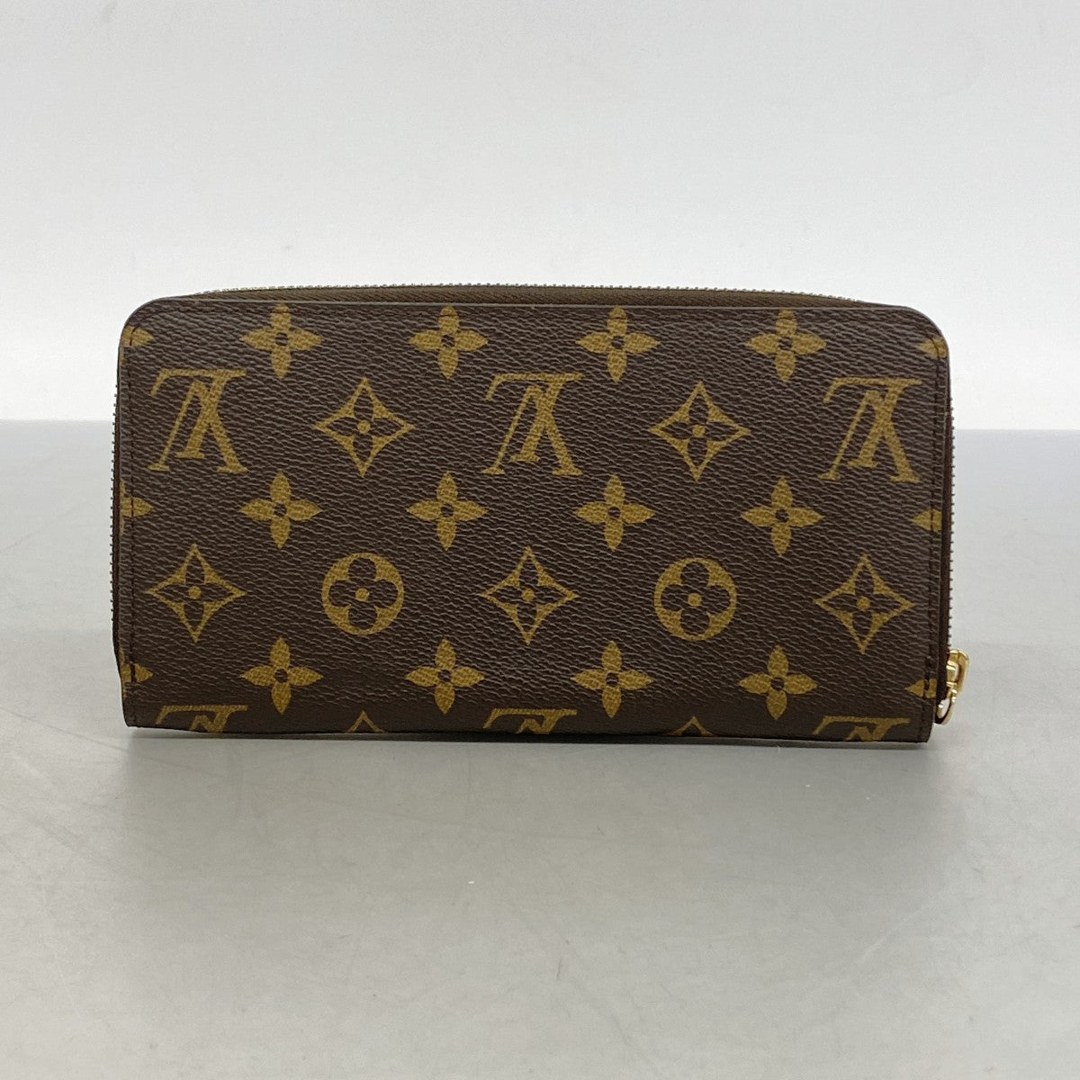 【6gd3917】ルイヴィトン 長財布 モノグラム ジッピーウォレット M60017 ブラウン【中古】メンズ レディース ユニセックス