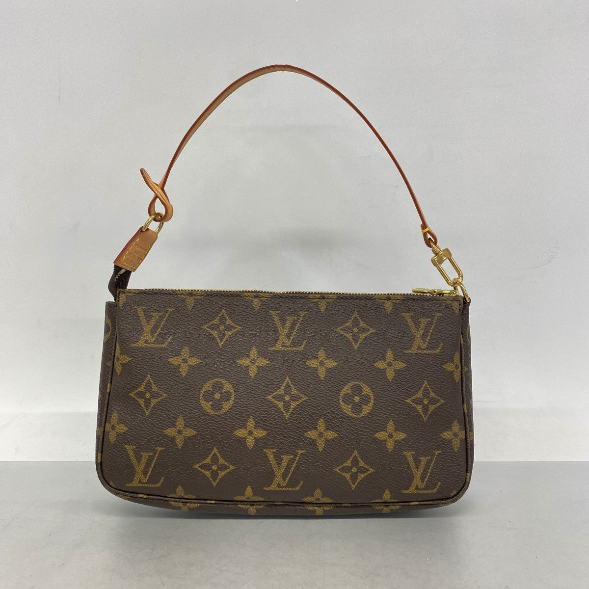 【6gd3918】ルイヴィトン ポーチ モノグラム ポシェットアクセソワール M51980 ブラウン【中古】レディース