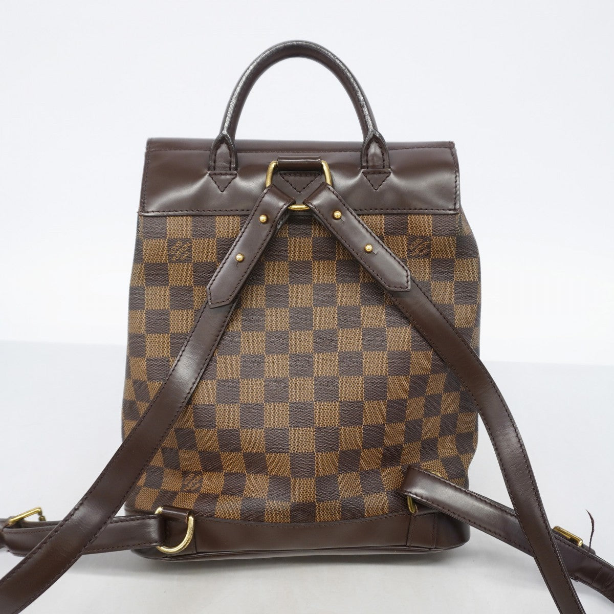【6gd3978-k】ルイヴィトン リュック・デイパック ダミエ ソーホー N51132 エベヌ【中古】レディース