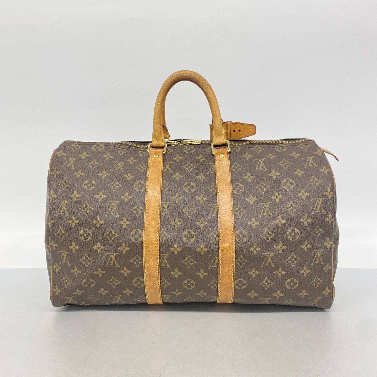 【6gd4078】ルイヴィトン ボストンバッグ モノグラム キーポル45 M41428 ブラウン【中古】メンズ レディース ユニセックス