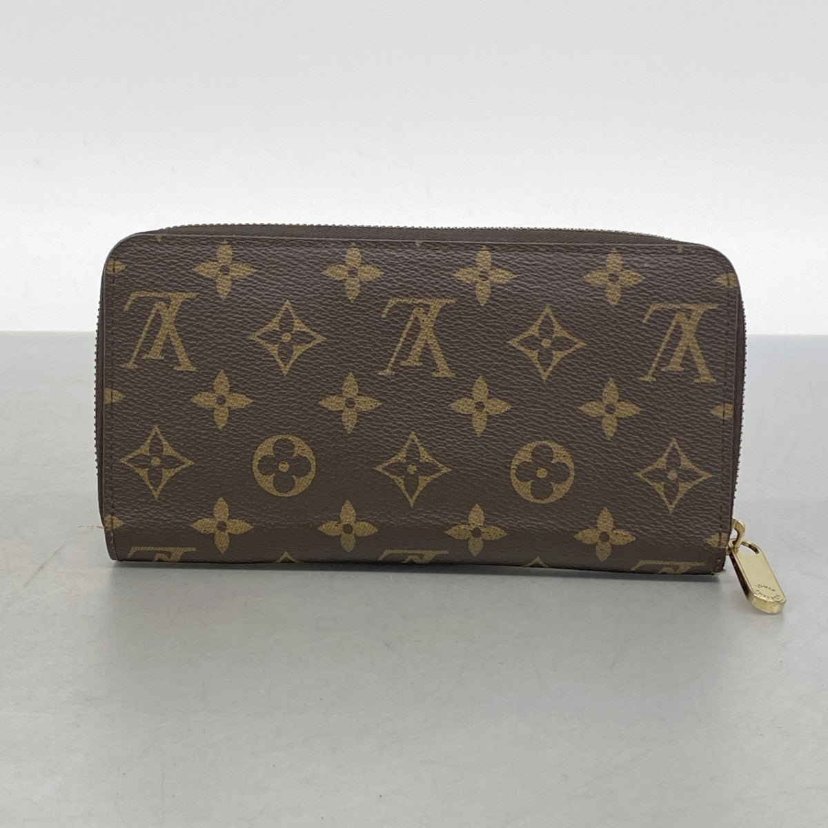 【6gd4083】ルイヴィトン 長財布 モノグラム ジッピーウォレット M42616 ブラウン【中古】メンズ レディース ユニセックス