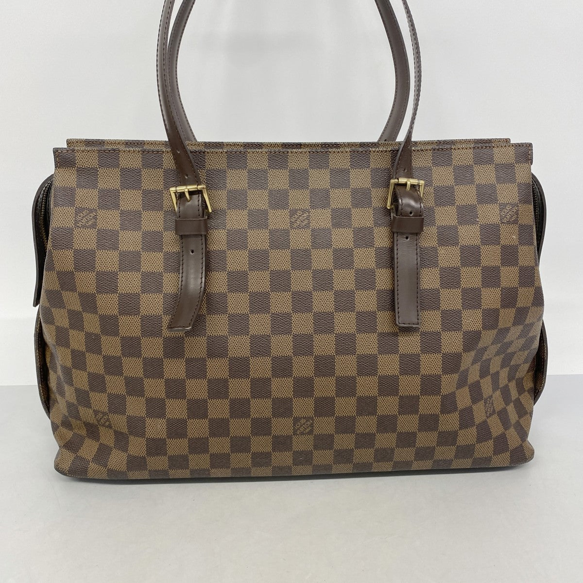 【6gd4241-h】ルイヴィトン ショルダーバッグ ダミエ チェルシー N51119 エベヌ【中古】レディース