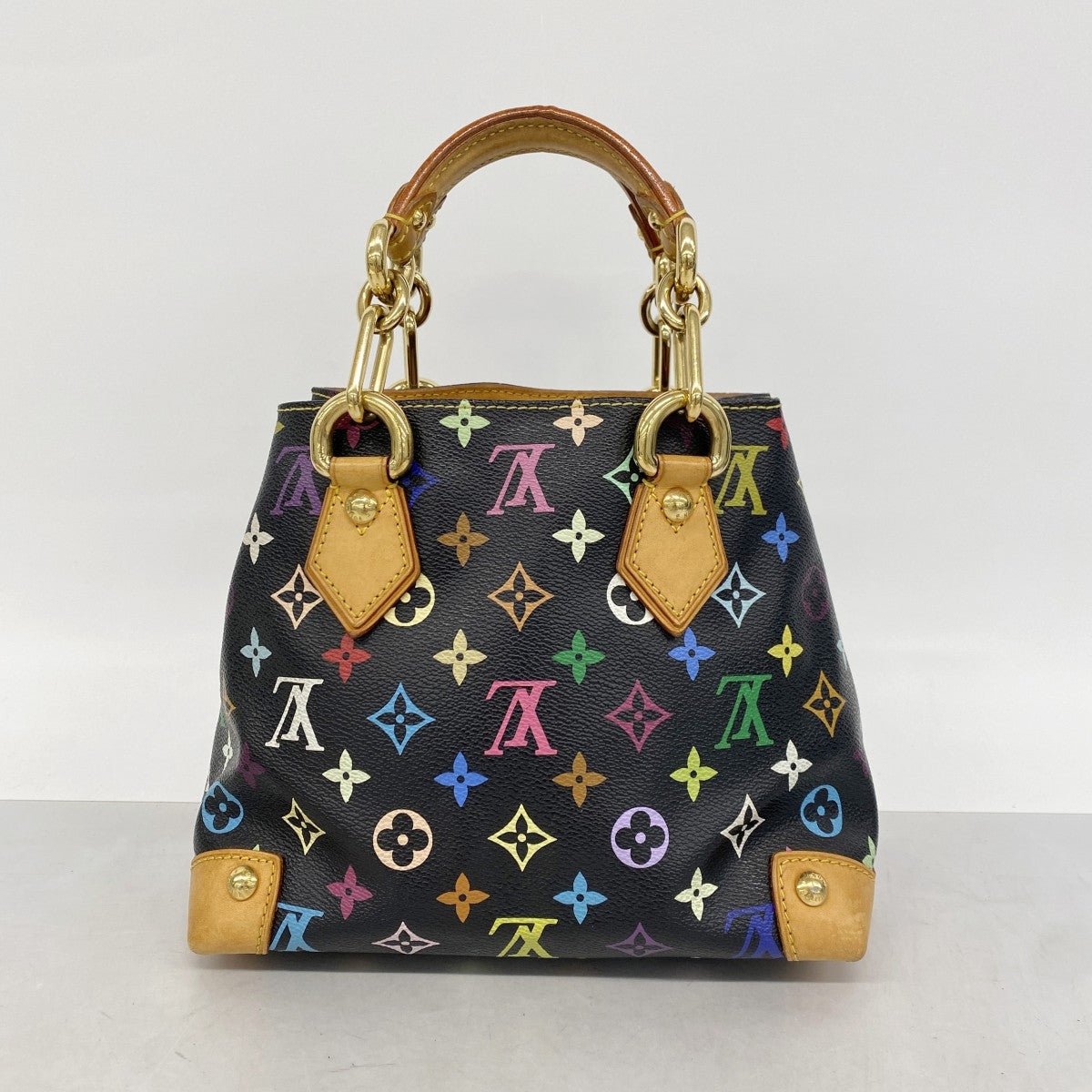 【6gd4322-k】ルイヴィトン ハンドバッグ モノグラム・マルチカラー オードラ M40048 ノワール【中古】レディース