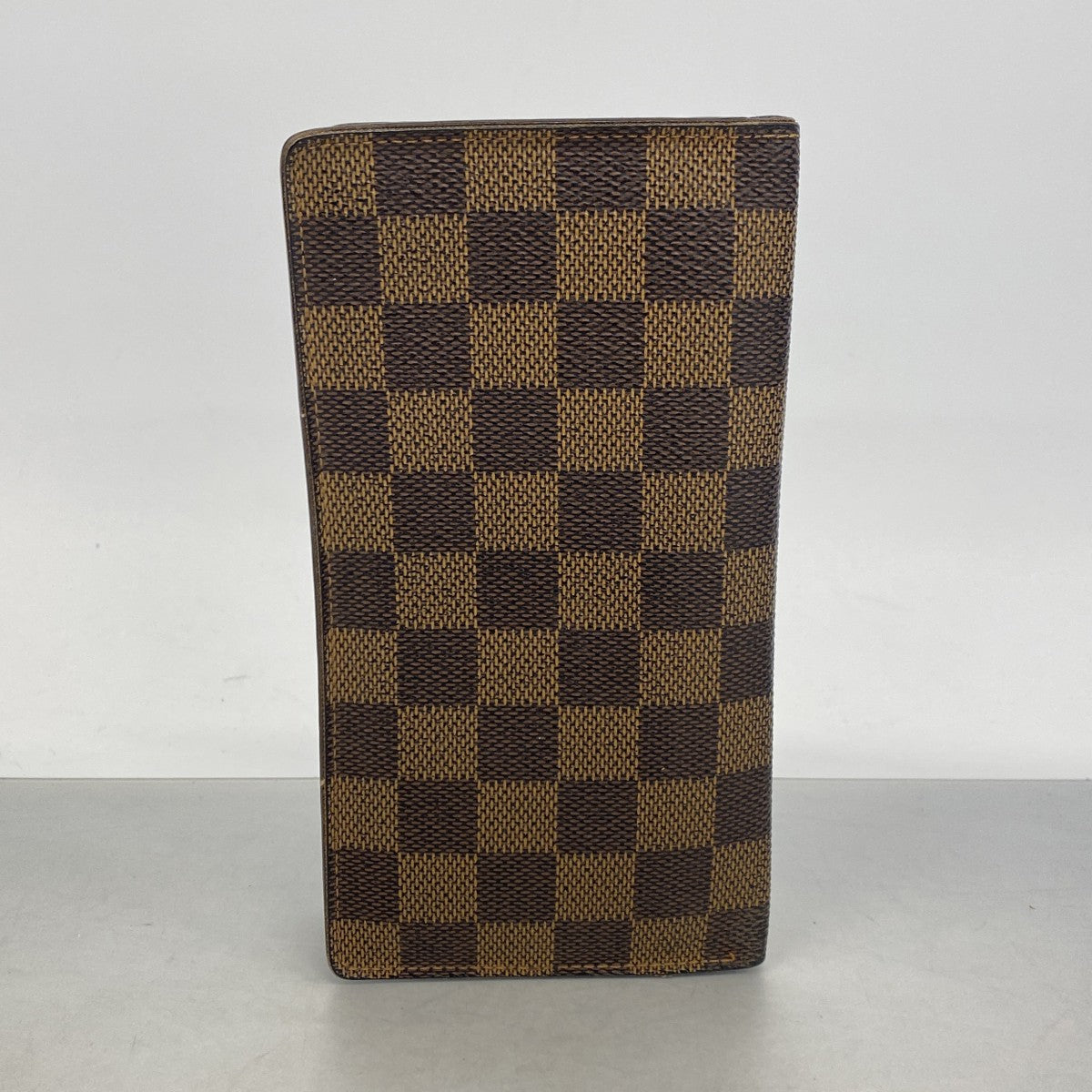 【6gd4392-k】ルイヴィトン 札入れ ダミエ ポルトバルールカルトクレディ N61823 エベヌ【中古】メンズ