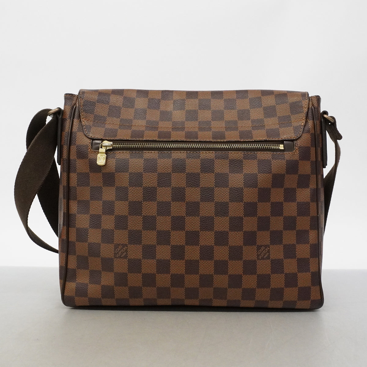 【6gd4462-k】ルイヴィトン ショルダーバッグ ダミエ ディストリクトMM N41212 エベヌ【中古】メンズ