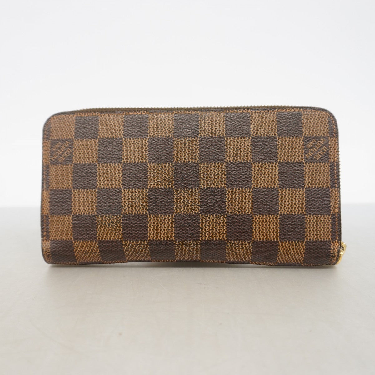 【6gd4515】ルイヴィトン 長財布 ダミエ ジッピーウォレット N60015 エベヌ【中古】メンズ レディース ユニセックス