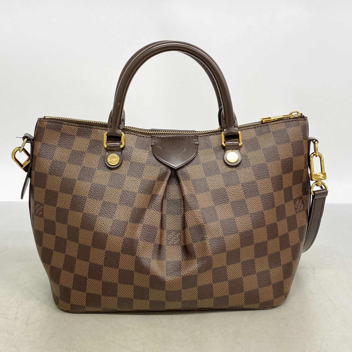 【6gd4624】ルイヴィトン ハンドバッグ ダミエ シエナPM N41545 エベヌ 2wayバッグ【中古】レディース