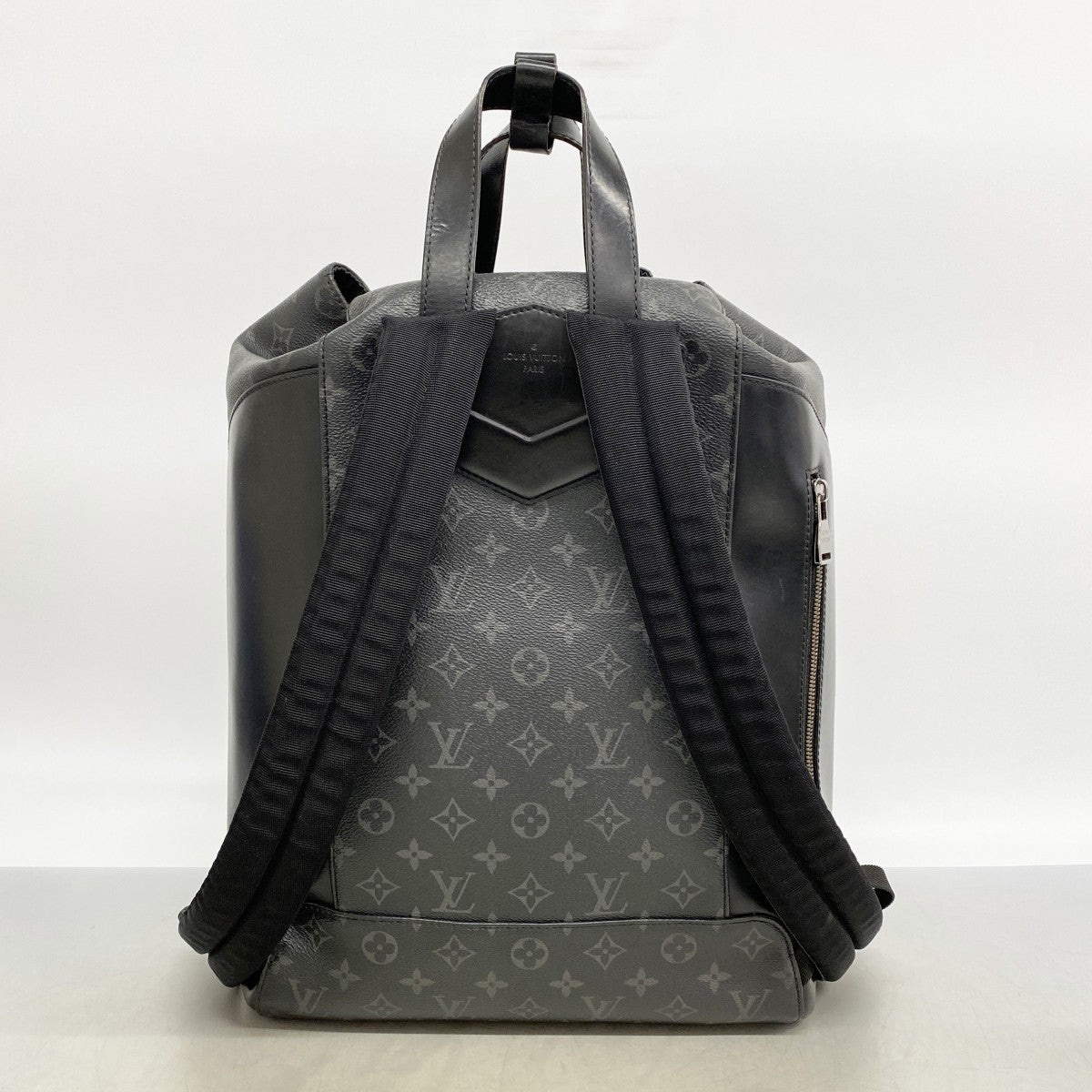 【6gd4675】ルイヴィトン リュック・デイパック モノグラム・エクリプス エクスプローラー M40527 ブラック【中古】メンズ