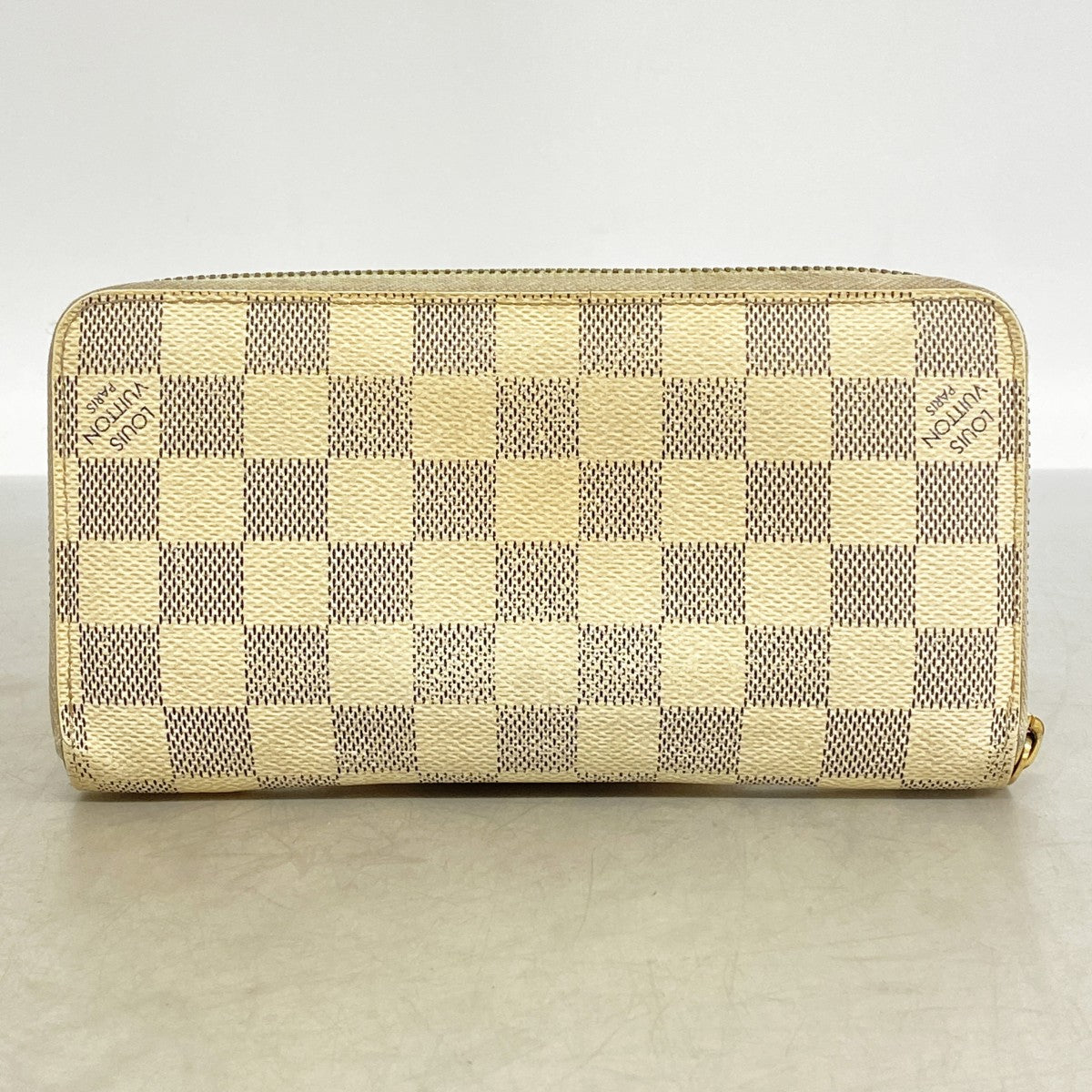 【6gd4779】ルイヴィトン 長財布 ダミエ・アズール ジッピーウォレット N60019 ホワイト【中古】レディース