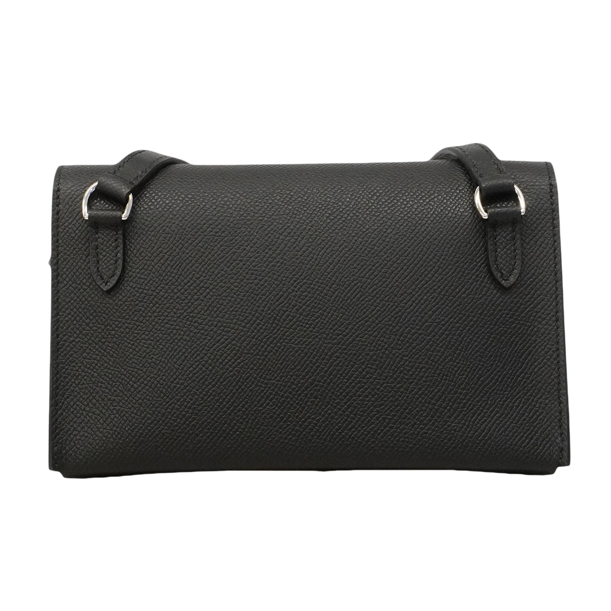 【6gd4820】エルメス ショルダーバッグ ナップトゥーゴー ヴォーエプソン ブラック シルバー金具 G刻印【中古】レディース