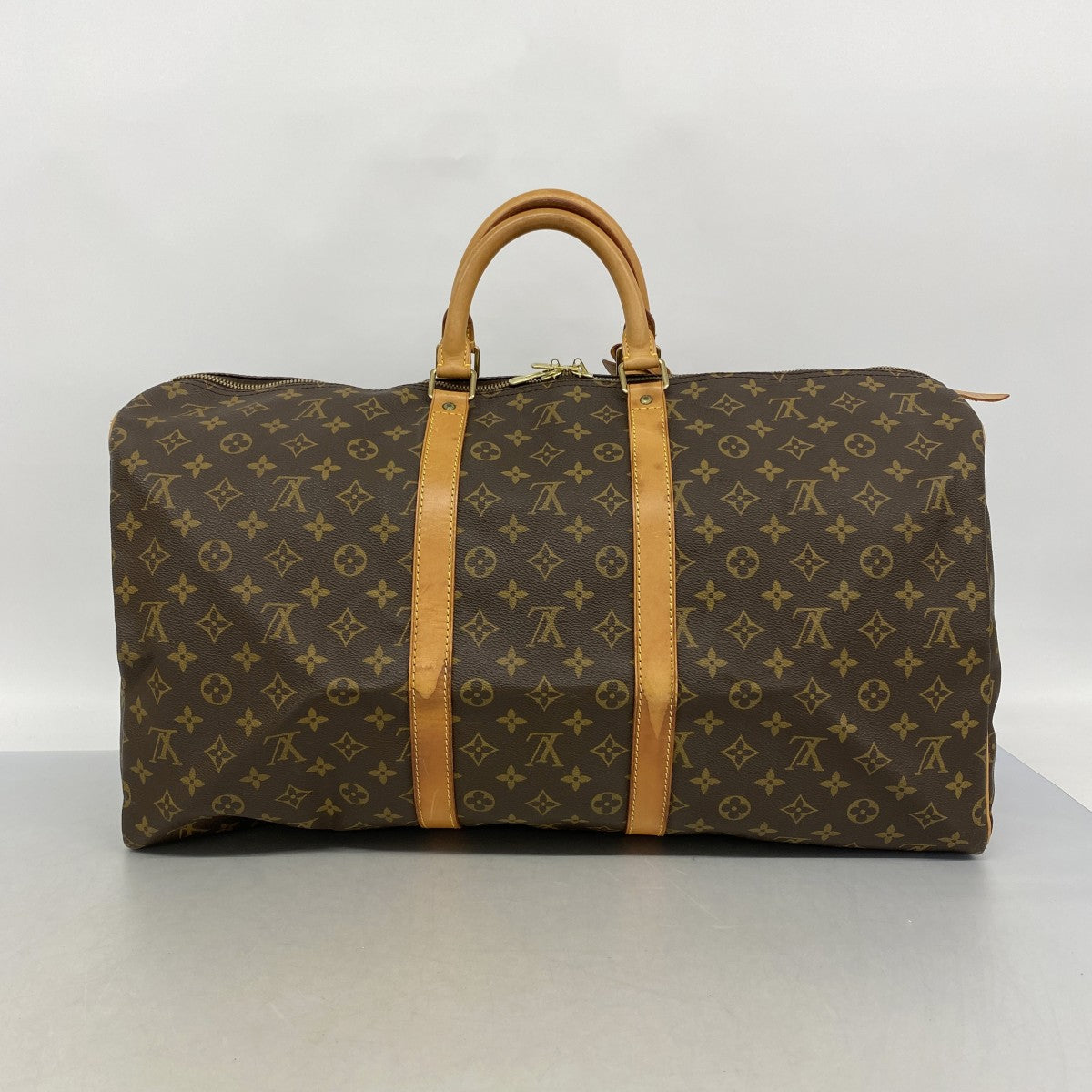 【6gd4850】ルイヴィトン ボストンバッグ モノグラム キーポル55 M41424 ブラウン【中古】メンズ レディース ユニセックス