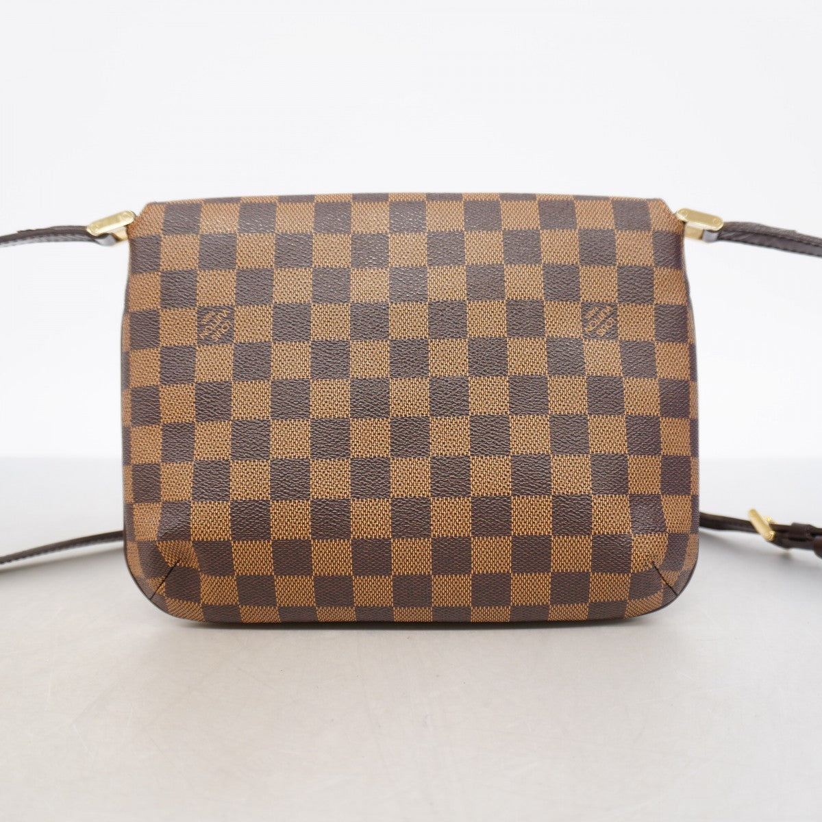 【6gd4893-k】ルイヴィトン ショルダーバッグ ダミエ ミュゼットタンゴロングストラップ N51301 エベヌ【中古】レディース