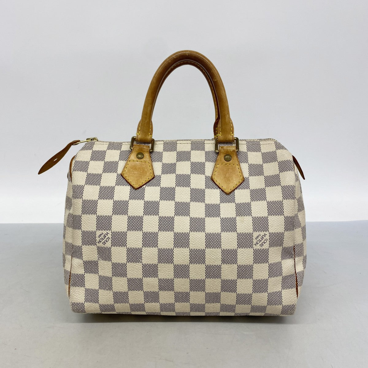 【6gd4915】ルイヴィトン ハンドバッグ ダミエ・アズール スピーディ25 N41371 ホワイト【中古】レディース