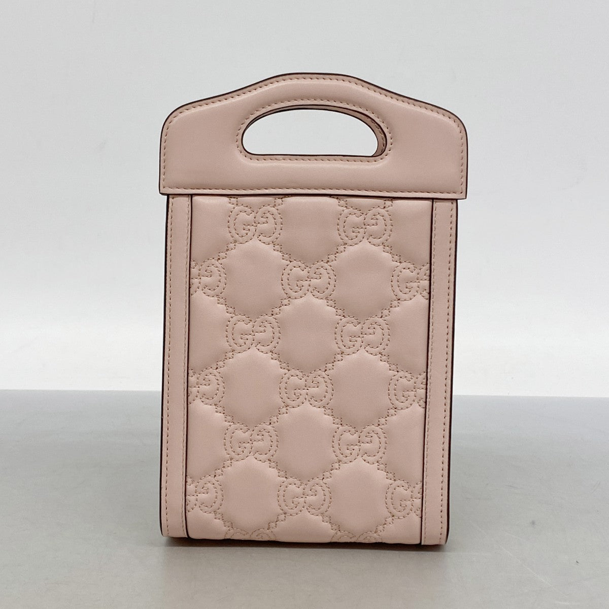 【6gd4943】グッチ ハンドバッグ GGマトラッセ 723776 レザー ピンク ゴールド金具 2wayバッグ【中古】レディース