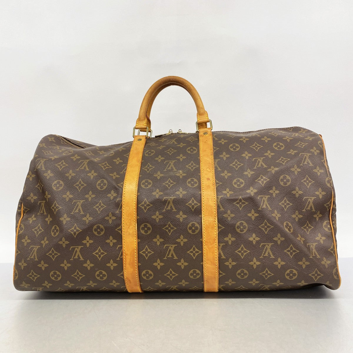 【6gd5074-h】ルイヴィトン ボストンバッグ モノグラム キーポルバンドリエール55 M41414 ブラウン【中古】メンズ レディース ユニセックス