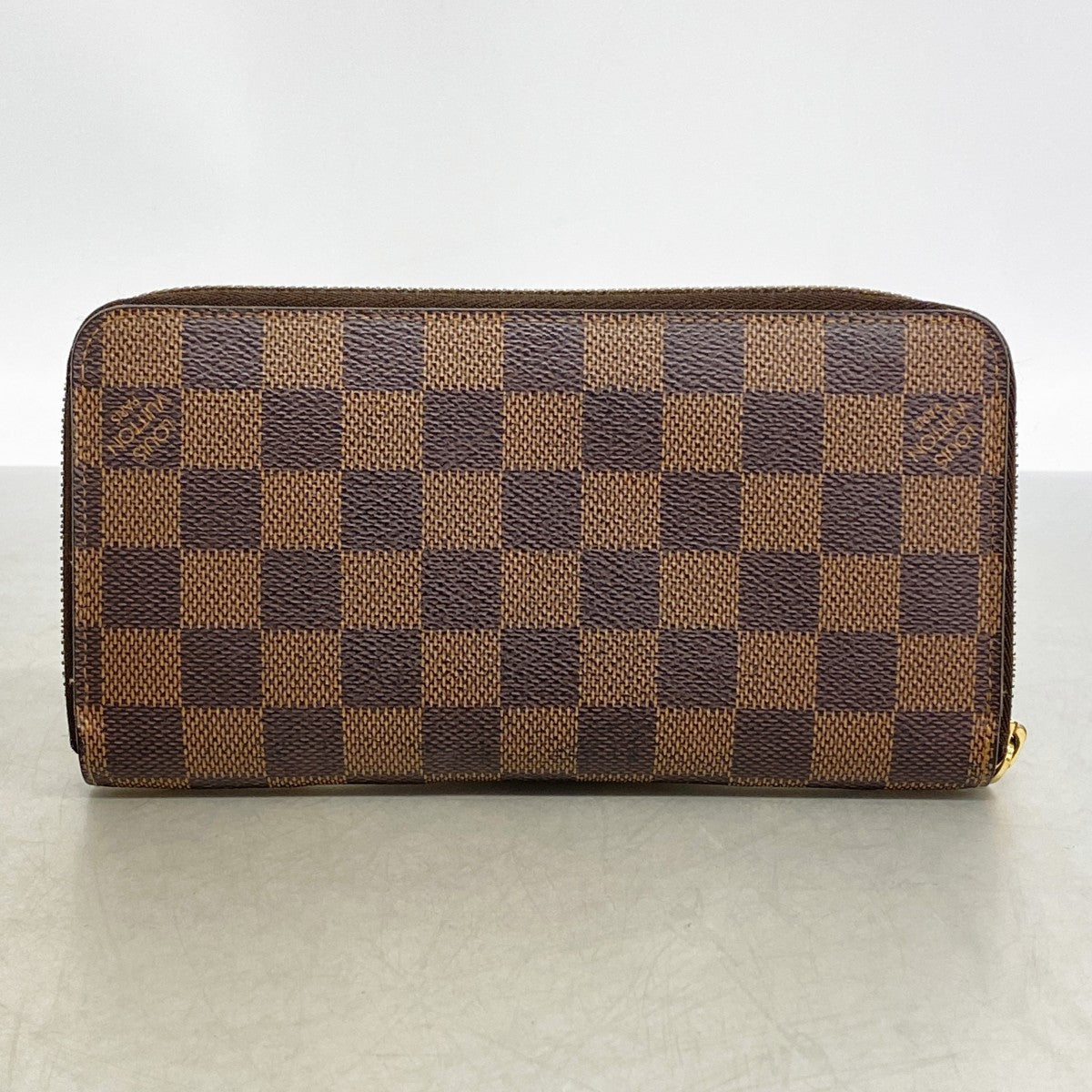 【6gd5200】ルイヴィトン 長財布 ダミエ ジッピーウォレット N60015 エベヌ【中古】メンズ レディース ユニセックス