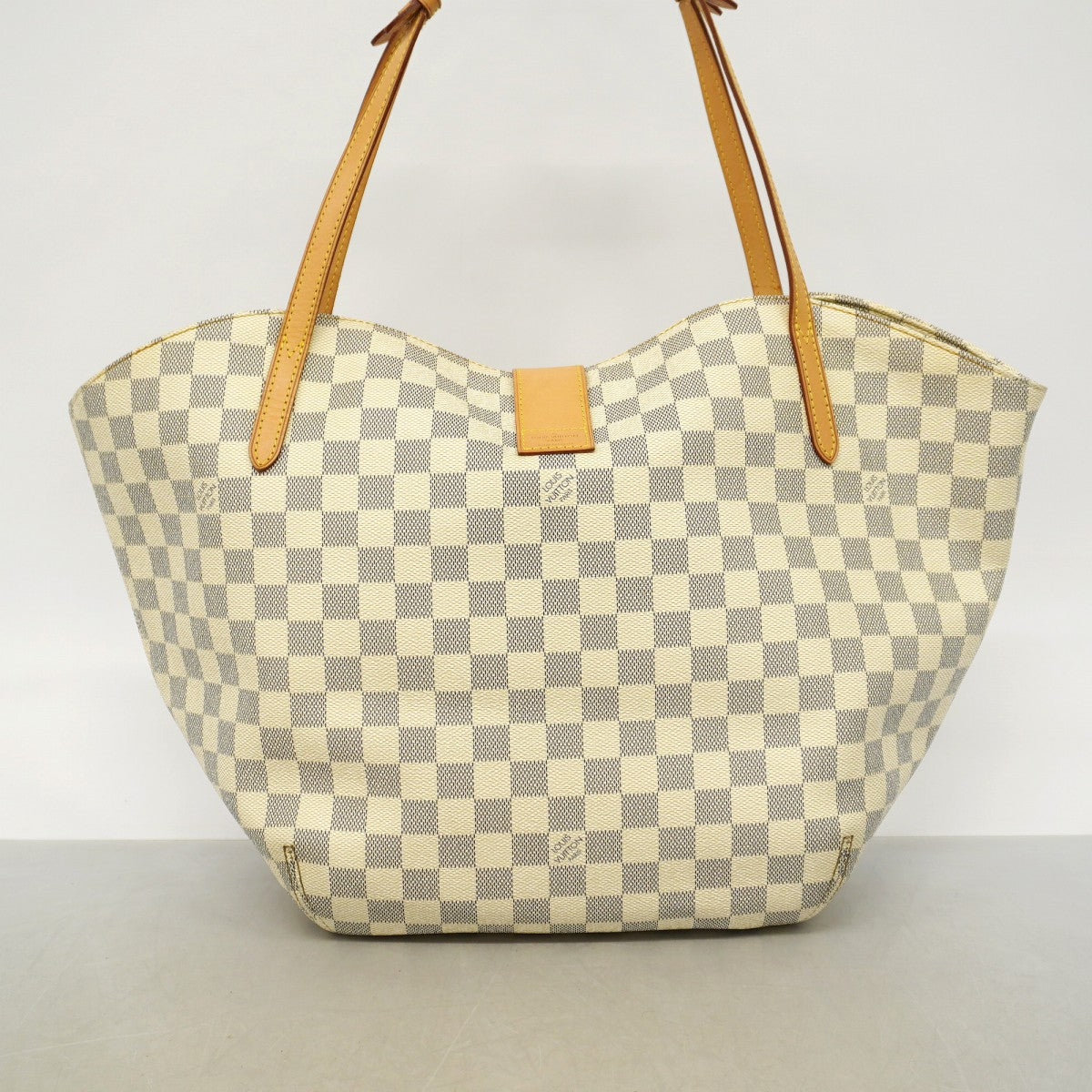 【6gd5268】ルイヴィトン トートバッグ ダミエ・アズール サリナGM N41209 ホワイト【中古】レディース