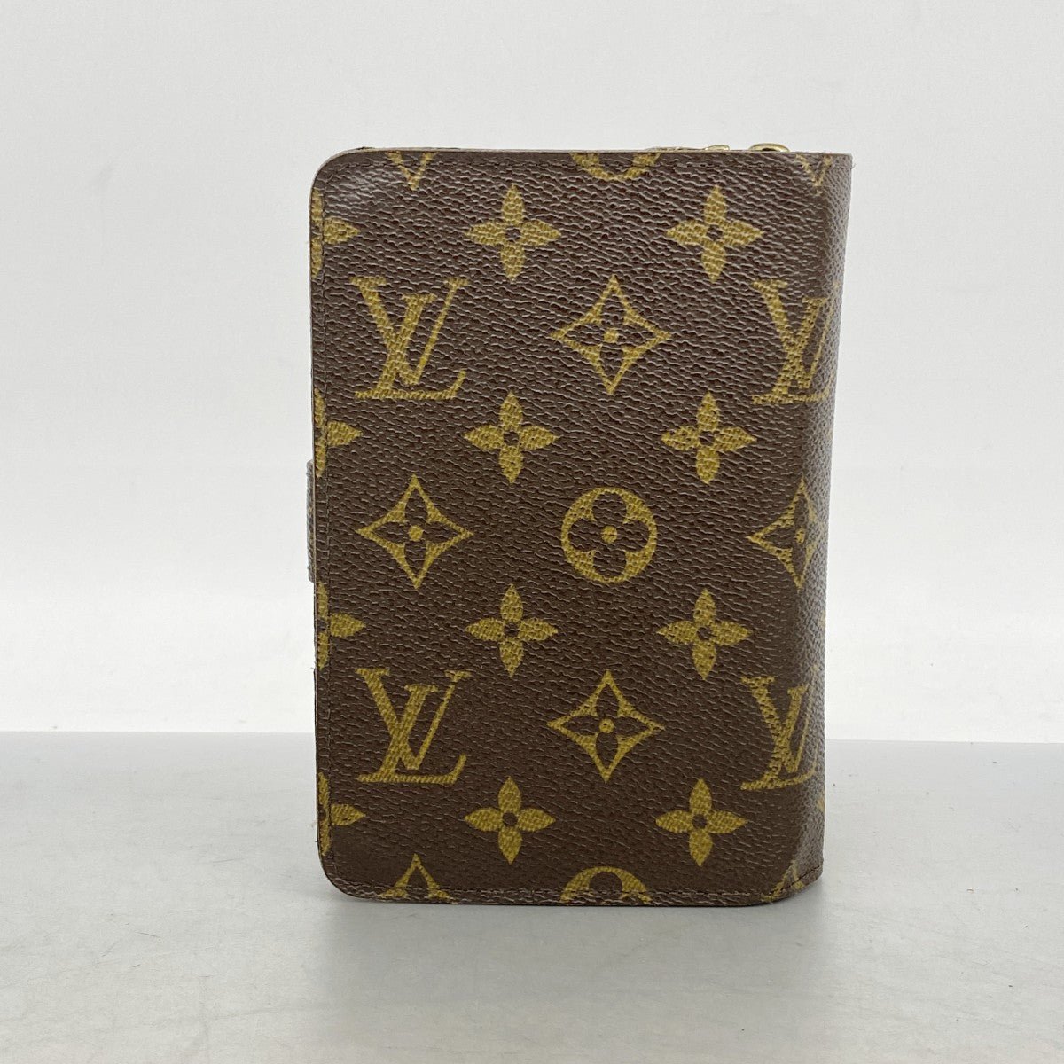 【6gd5274】ルイヴィトン 財布 モノグラム ポルトパピエジップ M61207 ブラウン【中古】レディース