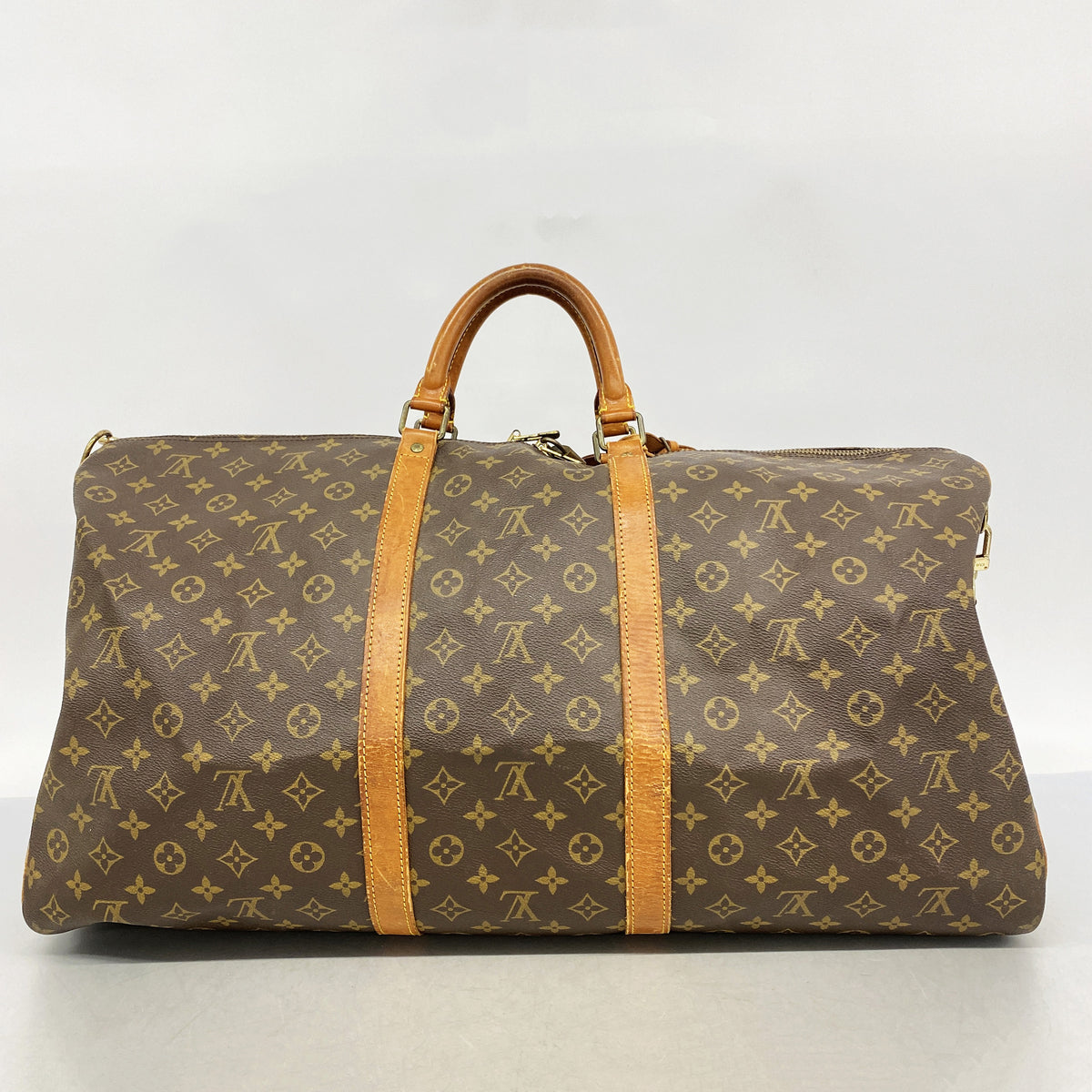 【6gd5279】ルイヴィトン ボストンバッグ モノグラム キーポルバンドリエール60 M41412 ブラウン【中古】メンズ レディース ユニセックス