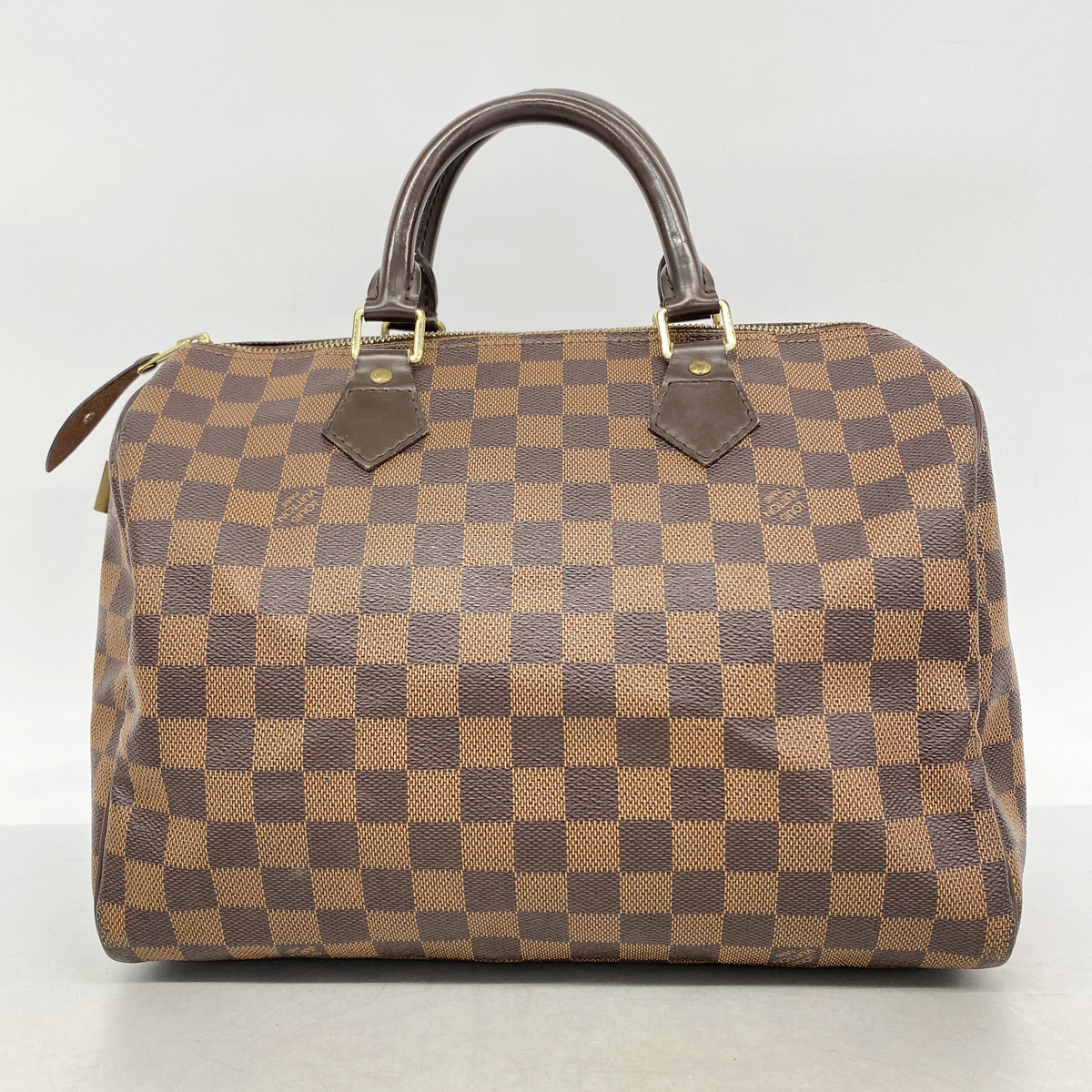 【6gd5363】ルイヴィトン ハンドバッグ ダミエ スピーディ25 N41365 エベヌ【中古】レディース