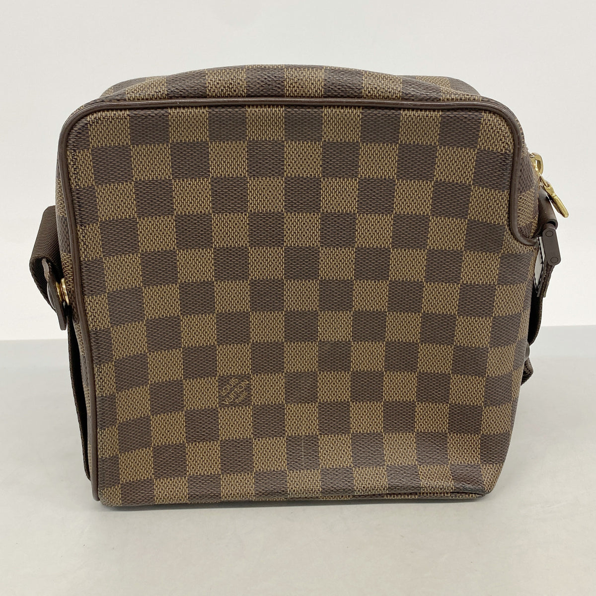 【6ge5714】ルイヴィトン ショルダーバッグ ダミエ オラフPM N41442 エベヌ【中古】レディース