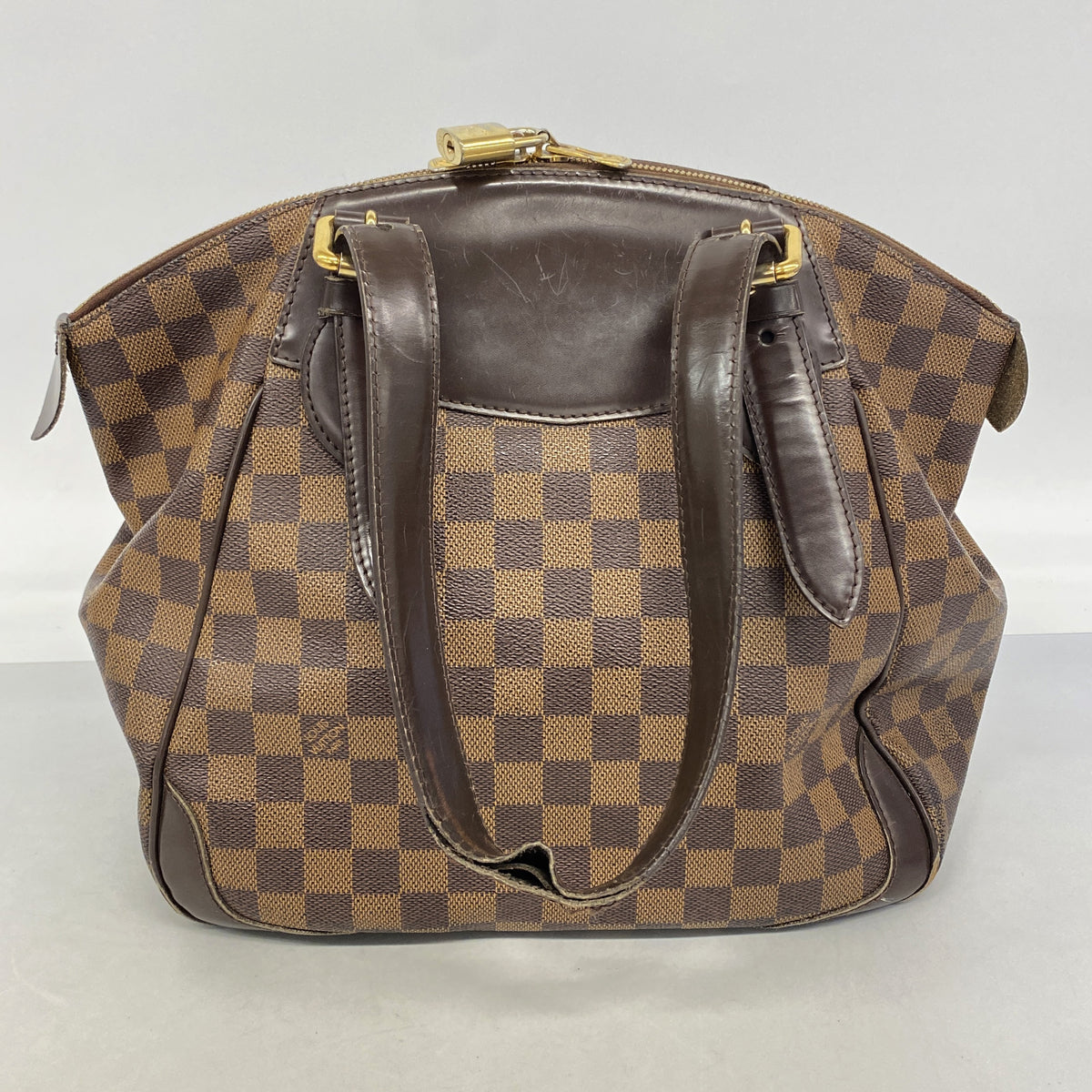 【6ge6171】ルイヴィトン ハンドバッグ ダミエ ヴェローナMM N41118 エベヌ【中古】レディース