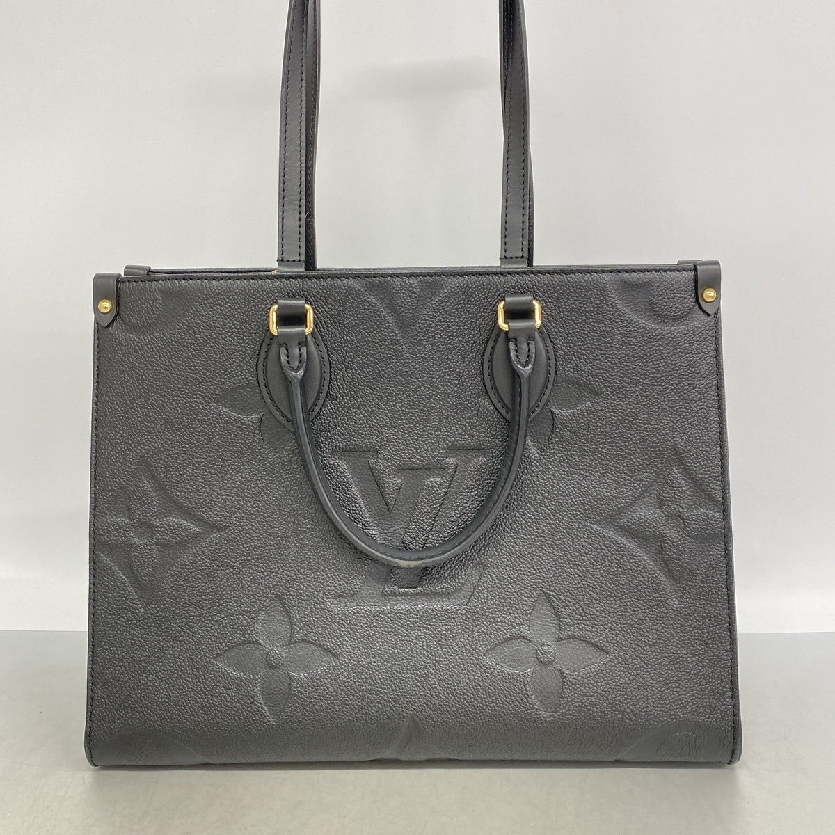 【6ge6183】ルイヴィトン トートバッグ モノグラム・アンプラント オンザゴーMM M45595 ノワール 2wayバッグ【中古】レディース