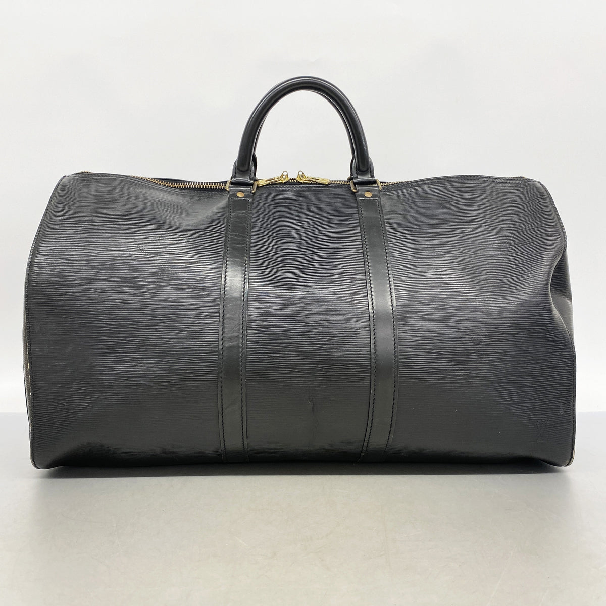【6ge6597】ルイヴィトン ボストンバッグ エピ キーポル50 M42962 ノワール【中古】メンズ レディース ユニセックス