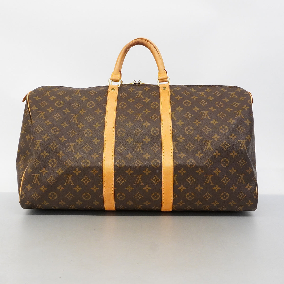 【6ha0032】ルイヴィトン ボストンバッグ モノグラム キーポル55 M41424 ブラウン【中古】メンズ レディース ユニセックス