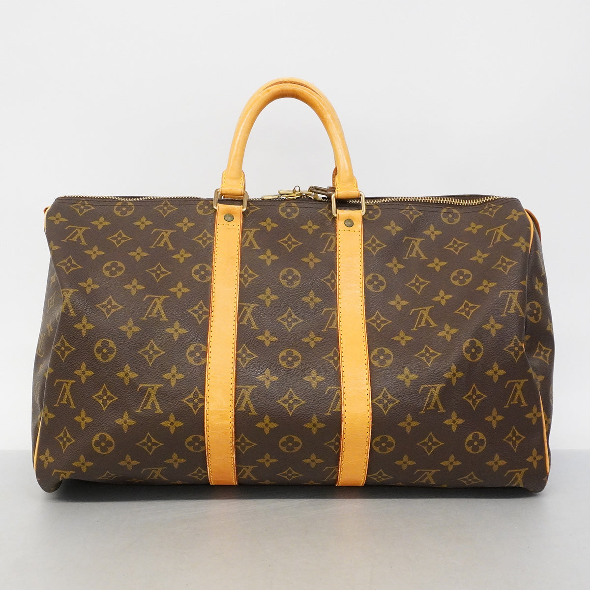 【6ha0033】ルイヴィトン ボストンバッグ モノグラム キーポル45 M41428 ブラウン【中古】メンズ レディース ユニセックス