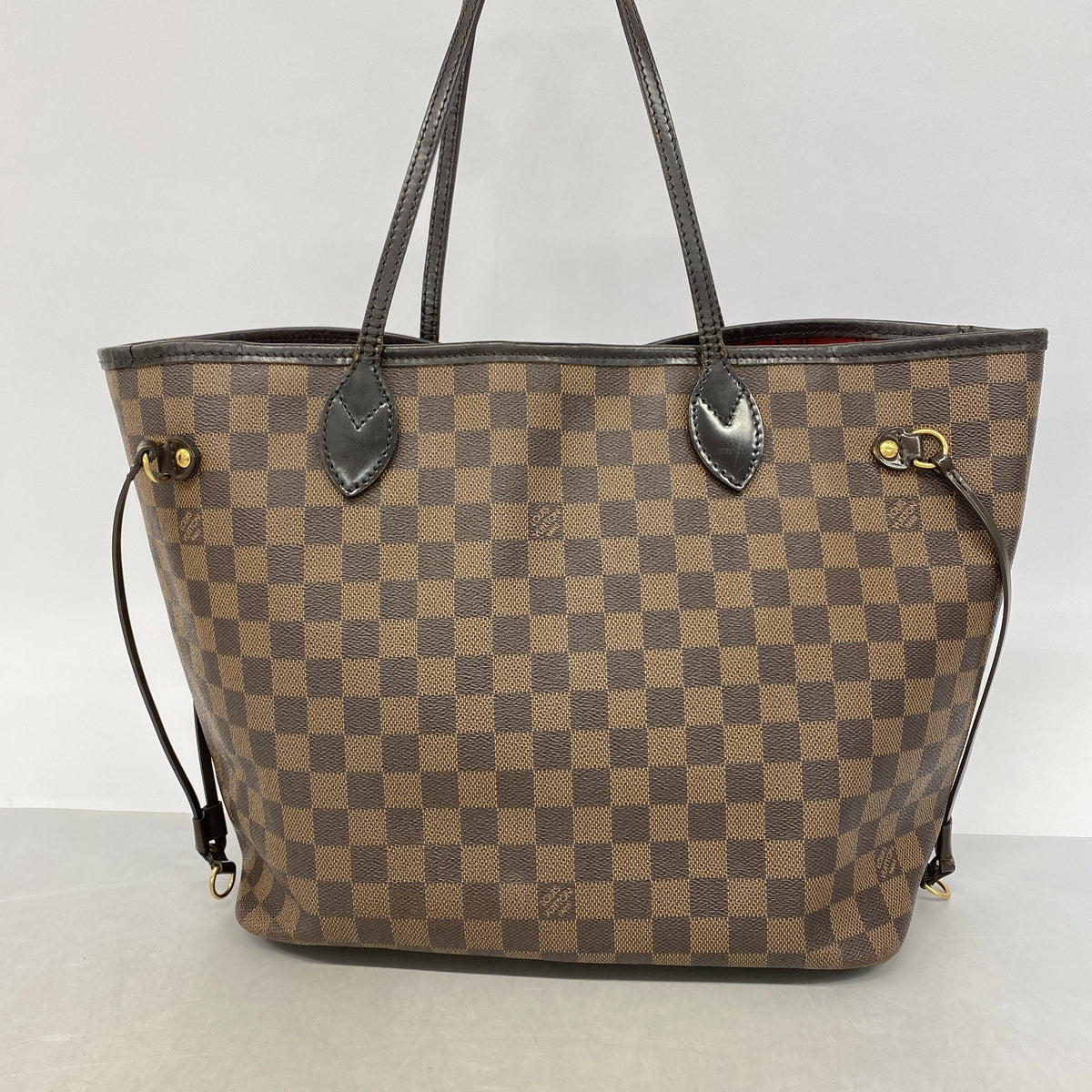 【6hb0564】ルイヴィトン トートバッグ ダミエ ネヴァーフルMM N51105 エベヌ【中古】レディース
